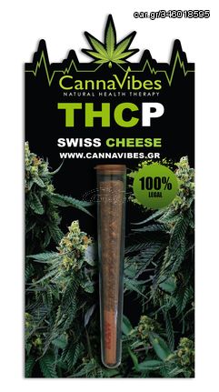 CannaVibes THCP Preroll Stick Swiss Cheese - 1 τμχ