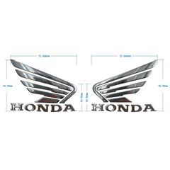 ΑΥΤΟΚΟΛΛΗΤΑ HONDA LOGO 7x5 cm