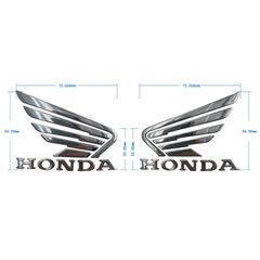 ΑΥΤΟΚΟΛΛΗΤΑ HONDA LOGO 7x5 cm