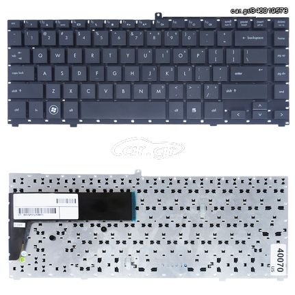 Πληκτρολόγιο - Laptop Keyboard για HP ProBook 4410S 4411S 4415S 4416S 4414S 4413 516883-001 536410-001 6037B0038001 6037B0038004 V101726AK1 US No Frame Black ( Κωδ.40070US )