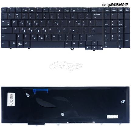 Πληκτρολόγιο Ελληνικό - Greek Laptop Keyboard για HP ProBook 6455b SK664UP 6550b XA162EP 6555b A2U86U8 A2U86U8R 613386-A41 613386-261 613386-A81 613386-081 613386-DW1 GR Black ( Κωδ.40053GR )