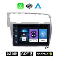 VOLKSWAGEN VW GOLF 7 (2013 - 2020) Android οθόνη αυτοκίνητου 4GB με Ελληνικό GPS WI-FI Apple Carplay Android Auto (ηχοσύστημα αφής 10" ιντσών OEM Youtube Playstore MP3 USB Radio Bluetooth Mirrorlink 4