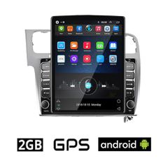 VOLKSWAGEN VW GOLF 7 (2013 - 2020) Android οθόνη αυτοκίνητου 2GB με GPS WI-FI (ηχοσύστημα αφής 9.7" ιντσών OEM Youtube Playstore MP3 USB Radio Bluetooth Mirrorlink, 4x60W, ασημί)