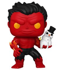 Funko Pop! Marvel: Holiday – Red Hulk #1439 Bobble-Head Vinyl Figure