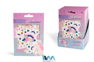 Martinelia 68023 Q, Little Unicorn Glitter Body Tattoo, Αυτοκόλλητα Τατουάζ Παιδικό