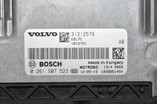 Εγκέφαλος Volvo V40 V60 S60 V70 B4164T / D4164T 2012-2019 BOSCH 31312578 0261S07523-thumb-1