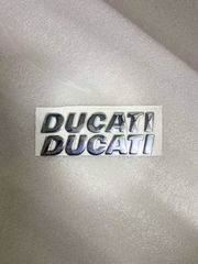 ΑΥΤΟΚΟΛΛΗΤΑ ΓΡΑΜΜΑΤΑ DUCATI ΑΣΗΜΙ 14.5x3 cm