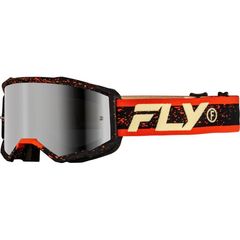 Μασκα Enduro/Mx Μαυρη/Κοκκκινη Φιμε Ασημι Τζαμακι | Fly Racing