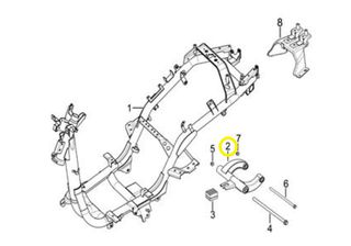 Βάση Κινητήρα Daytona Miro.125 Efi E4 TI0082-20100