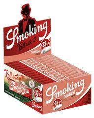 Smoking Χαρτάκια Thinnest Red - King Size με Τζιβάνες 50τεμ.