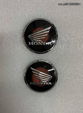 ΣΕΤ ΑΥΤΟΚΟΛΛΗΤΑ 3D LOGO HONDA 6cm ΜΑΥΡΟ-ΜΠΟΡΝΤΩ