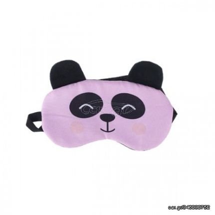 Μεταξένια Μάσκα Ύπνου Pink Panda 9.50x19 cm