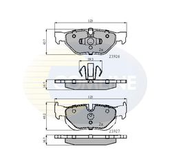 ΣΕΤ ΔΙΣΚΟΦΡΕΝΑ ΟΠΙΣΘ. BMW COMLINE CBP01708