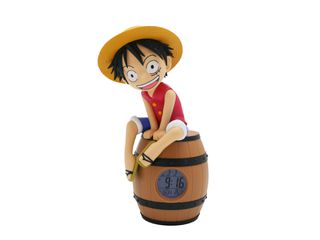 ONE PIECE - Luffy on a Barrel - LED Light-Up Alarm Clock - 7inch