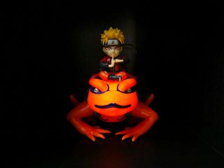 NARUTO & GAMAKISHI - Light-Up Figure - 8 inch-thumb-1
