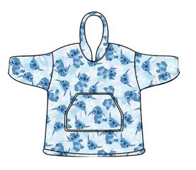 LILO & STITCH - Stitch - Sweat Poncho - Adult Size