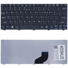 Πληκτρολόγιο - Laptop Keyboard για Acer Aspire One 521 522 532 532H 533 D255 D255E D257 D260 D260-2BQKK D260-N51B/M PK130AE1A00 MP-09H23GB-6981 0B026026031M V111102AK1 US Black ( Κωδ.40094US )