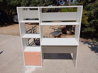 Γραφείο Με Ραφιέρα 140x50x160εκ (423/64)