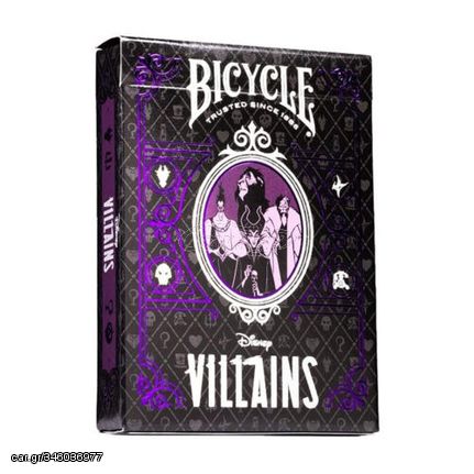 Bicycle: Τράπουλα Villain Purple