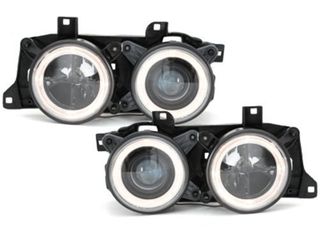 Φανάρια Angel Eyes Εμπρός Χρώμια BMW Σειρα 5 ,Σειρα 7 88-92 - (SWB08DB)
