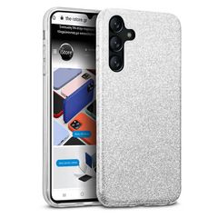 Θήκη Hybrid Strass Silver Samsung Galaxy S24 FE