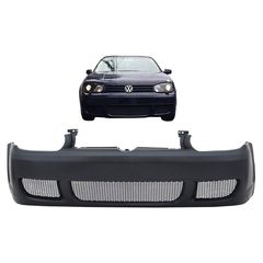 Μπροστινός Προφυλακτήρας Για VW Golf IV (4) 98-03 R32 Look Από Abs Πλαστικό Με Πλαστικές Σίτες