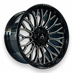 Ζάντες 20x10 , 6x139.7 (ATLAS 059 Black/Milled) 