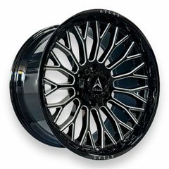 Ζάντες 20x10 , 6x139.7 (ATLAS 059 Black/Milled)