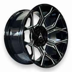 Ζάντες 20x10 , 6x139.7 (ATLAS 062 Black/Milled) 