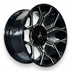 Ζάντες 20x10 , 6x139.7 (ATLAS 062 Black/Milled)