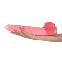Dildo Golia Transparent pink-thumb-4