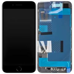 Αυθεντική Οθόνη Μαύρη Με Τζάμι Αφής iPhone 8 Plus LCD & Touchscreen - Digitizer Black Original Service Pack