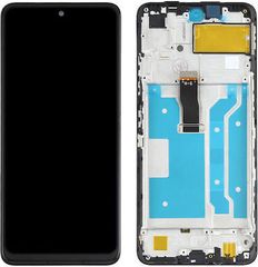 Οθόνη Huawei P Smart 2021/Y7A/Honor 10x Lite LCD & Touchscreen & Frame Black