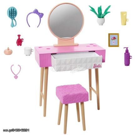 Barbie - Furniture and Decor - Vanity theme (HJV35) / Toys