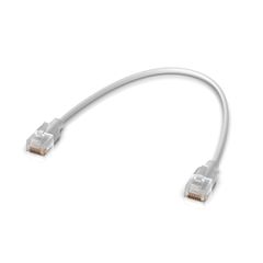 Ubiquiti UACC-Cable-Patch-EL-0.15M-W networking cable Translucent, White Cat6-thumb-1