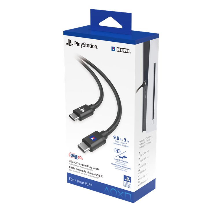 USB-C Charging Play Cable for DualSense Wireless Controller 3m / PlayStation 5