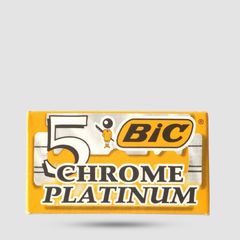 Ανταλλακτικές Λεπίδες Ξυρίσματος - Bic - Chrome Platinum 1 X 5