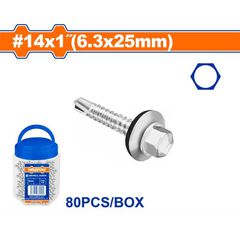 WADFOW ΛΑΜΑΡ. ΕΞΑΓ. ΑΥΤΟΔ/ΤΗ ΓΑΛΒ. ΜΕ ΡΟΔΕΛΑ 14 X 1"/ 6.3 Χ 25mm 80TEM ΣΕ ΠΛΑΣΤ. ΒΑΖΑΚΙ (WXS4T12)