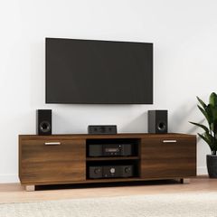 Έπιπλο Τηλεόρασης Καφέ Δρυς 140x40,5x35 εκ. Επεξεργ. Ξύλο 342628