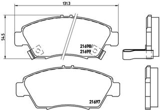 P28024 ΣΕΤ ΤΑΚΑΚΙΑ HONDA CIVIC VTI  P28024 06450SENH00 45022SENH10 AY040HN011 06450S2G000 06450S2GJ01 06450S5A010 06450S7H000 06450SAA900 06450SAA901 06450SAAB00 06450SAAB01 06450SAAE50 06450SAAG00 06