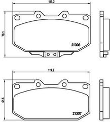 P56025 ΣΕΤ ΤΑΚΑΚΙΑ ΕΜ. NISSAN 200 ZX  P56025 0446552360 4106004U90 4106030P91 4106030P93 4106037P90 4106037P91 4106040P90 4106045P90 4106091F90 4106091F91 AY040NS001 AY040NS003 AY040NS071 AY040NS107 A