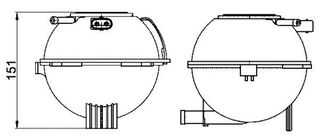 ΔΟΧΕΙΟ ΨΥΓΕΙΟΥ  CRT22000S             CRT22000S 6Q0121407 6Q0121407A 6Q0121407B 6RU121407 6Q0121407 6Q0121407A 6Q0121407B 6Q0121407D 6RU121407 6Q0121407 6Q0121407A 6Q0121407B 6Q0121407D 6RU121407 6Q01