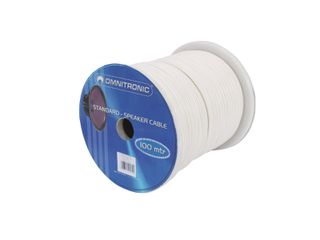 OMNITRONIC Speaker Cable 2x1.5 Price per Meter White - OMNITRONIC