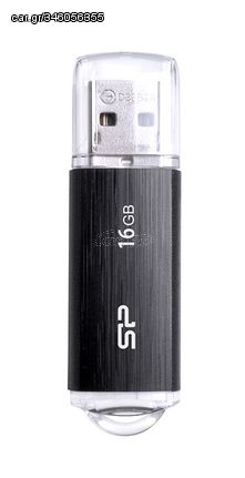 SILICON POWER USB Flash Drive Ultima U02, 16GB, USB 2.0, μαύρο