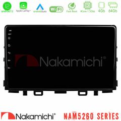 Nakamichi NAM5260 Series 4Core Android12 4+64GB Kia Stonic Navigation Multimedia Tablet 9″ Με Carplay & Android Auto