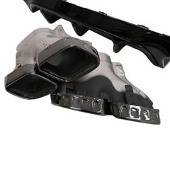 Diffuser Πίσω Προφυλακτήρα Για Mercedes-Benz E-Class C238 Coupe / A238 Cabrio 16-19 Amg 63 Look Με Μαύρες Μπούκες-thumb-6