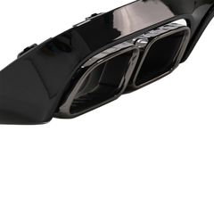 Diffuser Πίσω Προφυλακτήρα Για Mercedes-Benz E-Class C238 Coupe / A238 Cabrio 16-19 Amg 63 Look Με Μαύρες Μπούκες-thumb-5