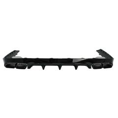 Diffuser Πίσω Προφυλακτήρα Για Mercedes-Benz E-Class C238 Coupe / A238 Cabrio 16-19 Amg 63 Look Με Μαύρες Μπούκες-thumb-1