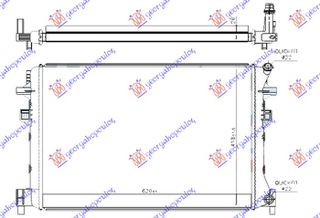 ΨΥΓΕΙΟ ΒΟΗΘΗΤΙΚΟ 1.5 TSIΒΕΝΖΙΝΗ (620x410x26) για CUPRA FORMENTOR 20-24 για CUPRA FORMENTOR 20-24
