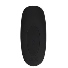 Beaded Vibrating Anal Plug with Remote Control - Licorice Black-thumb-8